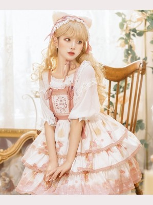 Candy Cat Sweet Lolita Dress JSK by Eieyomi (EY07)